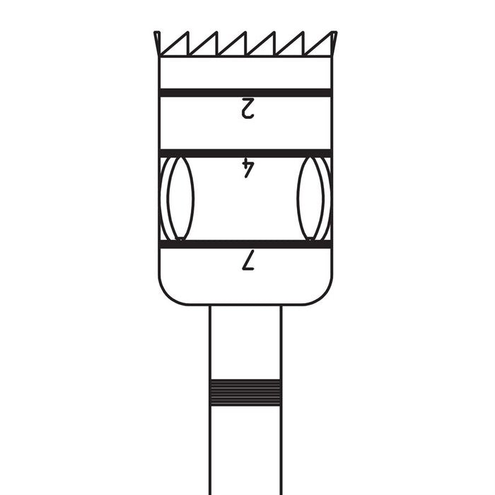 Self Limiting Trephine, 6mm External Ø, 5mm Internal Ø, 7mm Length, RAX - 229IU-607-RAX - Avtec Dental