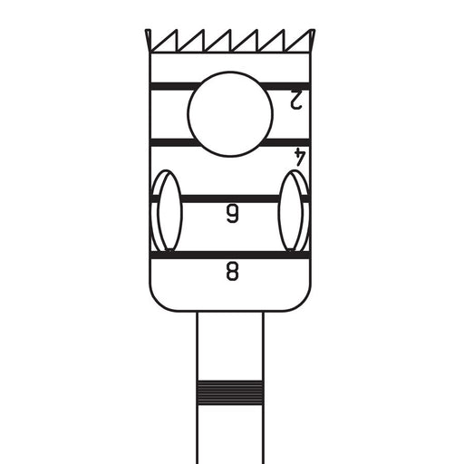Self Limiting Trephine, 6mm External Ø, 5mm Internal Ø, 8mm Length, RAX - 229IU-608-RAX - Avtec Dental