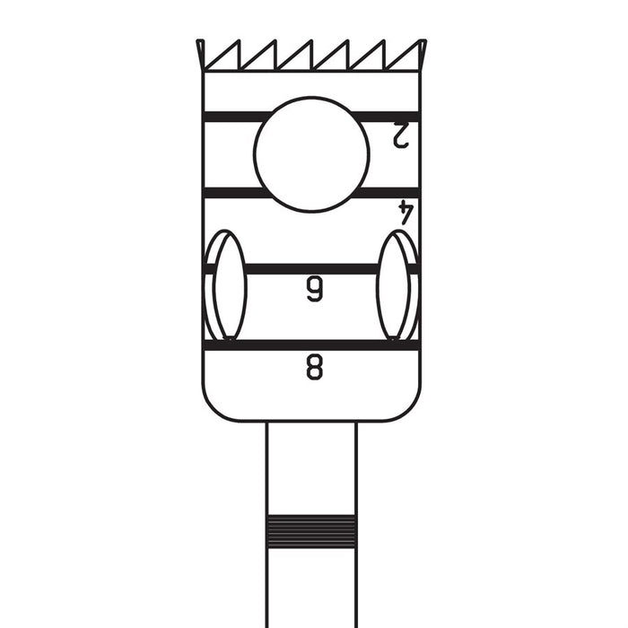 Self Limiting Trephine, 6mm External Ø, 5mm Internal Ø, 8mm Length, RAX - 229IU-608-RAX - Avtec Dental