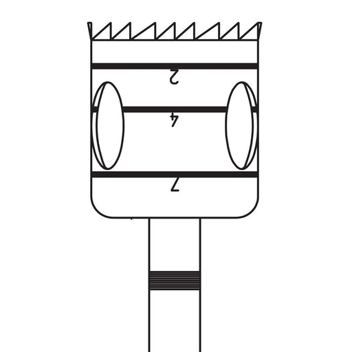 Self Limiting Trephine, 8mm External Ø, 7mm Internal Ø, 7mm Length, RAX - 229IU-807-RAX - Avtec Dental