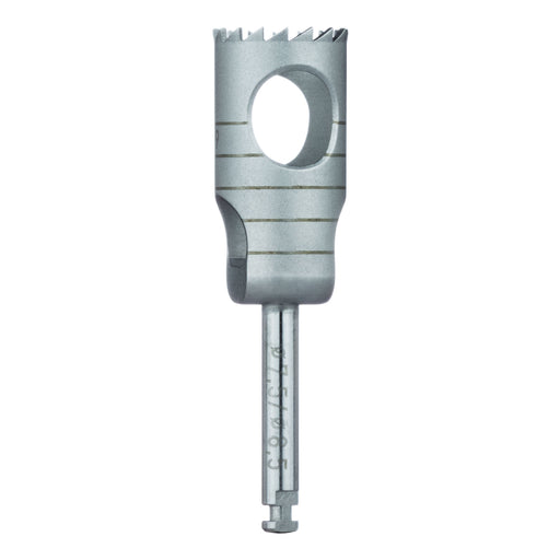 Surgery, Stainless Steel Bur, Long Trephine, 8.5mm External Ø, 7.5mm Internal Ø, RAL - 229L-075-RAL - Avtec Dental