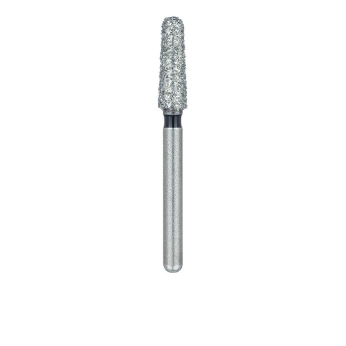 Single-Use Diamond Bur, Sterile, 25 Pack, 2.5mm Ø, Tapered, Round End, 7mm Working Length, Super Coarse, FG - 2424C - Avtec Dental