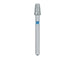 Single-Use Diamond Bur, Sterile, 25 Pack, 2.5mm Ø Tapered, Round Edge, 4mm Working Length, Medium, FG - 2525M - Avtec Dental