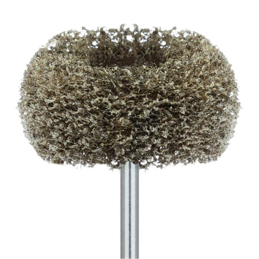 Polisher, Brown, Used on Acrylics, Fuzzies, Coarse, 25mm Ø, HP - 253G-250-HP - Avtec Dental