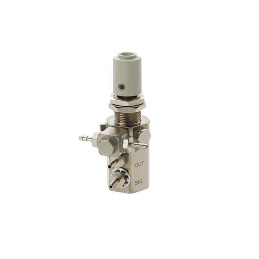 Water Relay Combo Valve with Gray Knob and Double Barb Swivel - DCI 7302 - Avtec Dental