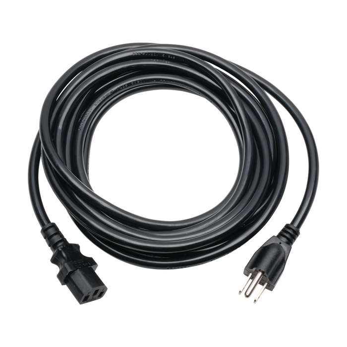 Power Cord, NEMA 5-15P to IEC C13 for Computer or Monitor, 15' - DCI 9270
