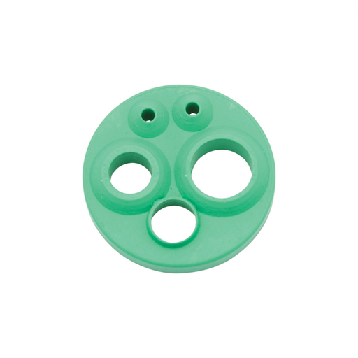 Gasket, 5-Hole HP, Star (Green) - DCI 4711 - Avtec Dental
