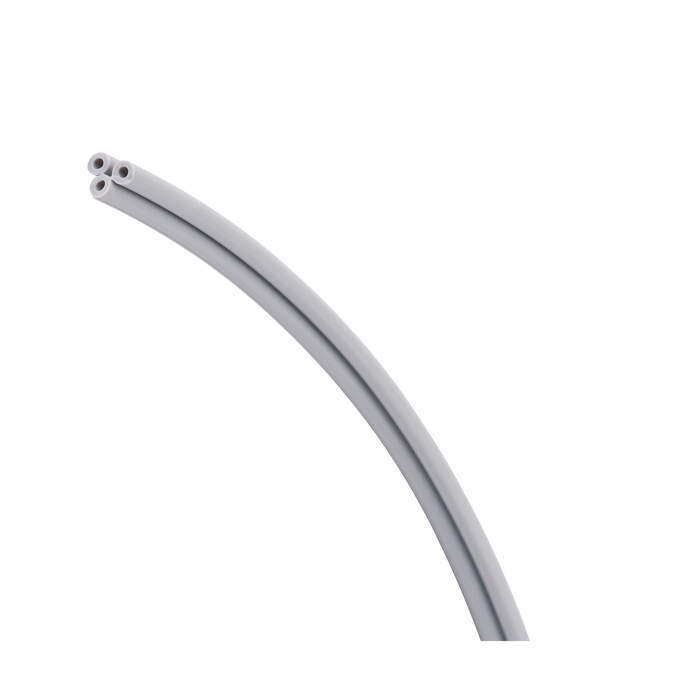 Syringe Tubing, 3 Hole, Straight Gray - DCI 332