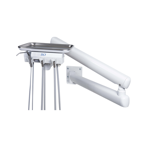 Alternative Arm Mounted 2 Wet w/Tray & White Flex Arm - DCI 4129 - Avtec Dental