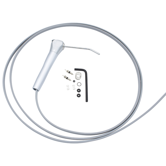 Syringe, Valve Core, Quick Clean, w/Gray Straight Tubing - DCI 3479 - Avtec Dental