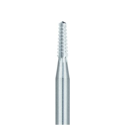 Steel Bur, Rust Free Stainless Steel Bur, Cross Cut Taper Point, 1.8mm Ø, HP - 39RF-018-HP - Avtec Dental