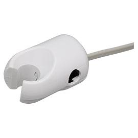 Holder, L/R, Auto HP, Molded, Normally Closed, White w/Sterling Tubing - DCI 4576 - Avtec Dental