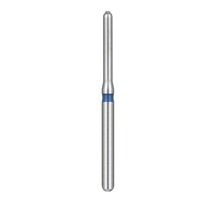 Single-Use Diamond Bur, Sterile, 25 Pack, 1.2mm Ø, End Cutting Cylinder, Medium, FG - 5012M - Avtec Dental