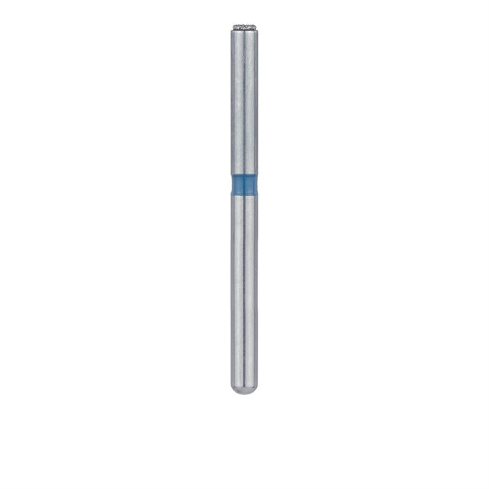 Single-Use Diamond Bur, Sterile, 25 Pack, 1.6mm Ø, End Cutting Cylinder, Medium, FG - 5016M - Avtec Dental