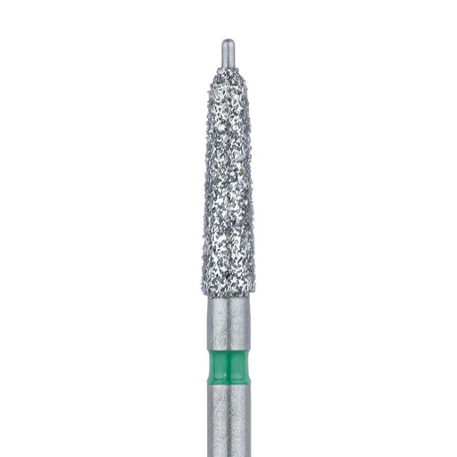 Diamond Bur, Tapered Round End, Guide Pin, 2mm Ø, Coarse, FG - 508G-020-FG - Avtec Dental