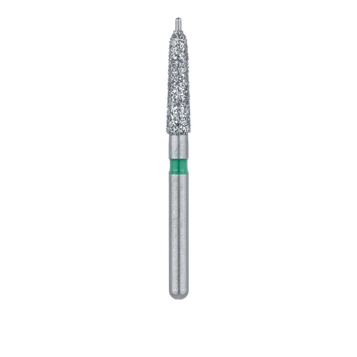Diamond Bur, Tapered Round End, Guide Pin, 2mm Ø, Coarse, FG - 508G-020-FG - Avtec Dental