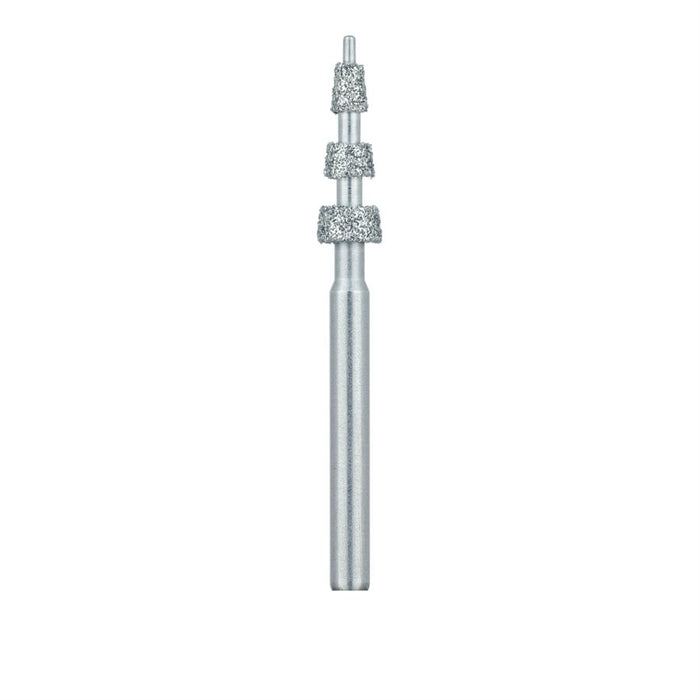 Modified Depth Diamond Bur, With Guide Pin, 0.3mm / 0.5mm / 0.7mm, Medium, FG - 510W-025-FG - Avtec Dental