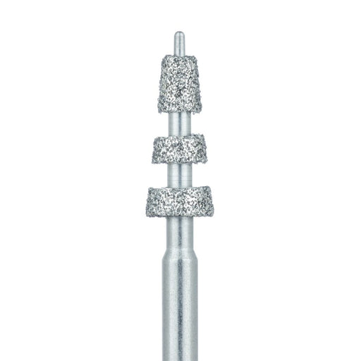 Modified Depth Diamond Bur, With Guide Pin, 0.5mm / 0.7mm / 0.9mm, Medium, FG - 510W-030-FG - Avtec Dental