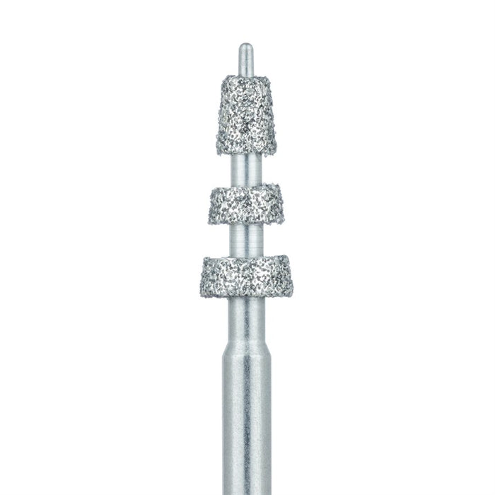 Modified Depth Diamond Bur, With Guide Pin, 0.5mm / 0.7mm / 0.9mm, Medium, FG - 510W-030-FG - Avtec Dental