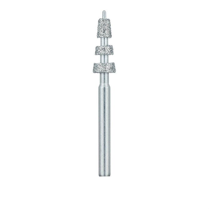Modified Depth Diamond Bur, With Guide Pin, 0.5mm / 0.7mm / 0.9mm, Medium, FG - 510W-030-FG - Avtec Dental