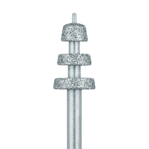 Modified Depth Diamond Bur, With Guide Pin, 1.0mm / 1.2mm / 1.5mm, Medium, FG - 510W-045-FG - Avtec Dental