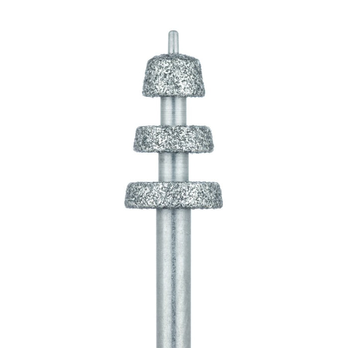 Modified Depth Diamond Bur, With Guide Pin, 1.0mm / 1.2mm / 1.5mm, Medium, FG - 510W-045-FG - Avtec Dental