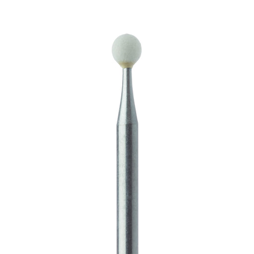 Abrasive, White, Round, Arkansas, 3mm Ø, Extra Fine, HP - 601XF-030-HP-WH - Avtec Dental