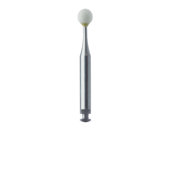 Abrasive, White, Round, Arkansas, 3mm Ø, Extra Fine, RA - 601XF-030-RA-WH - Avtec Dental