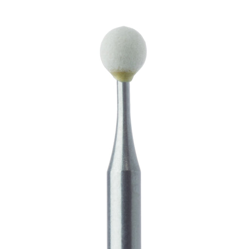 Abrasive, White, Round, Arkansas, 3mm Ø, Extra Fine, RA - 601XF-030-RA-WH - Avtec Dental