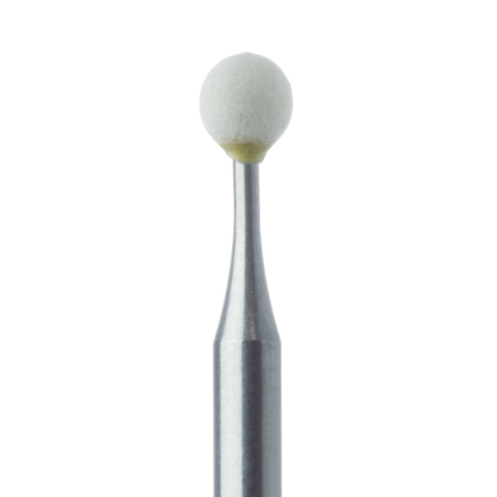 Abrasive, White, Round, Arkansas, 3mm Ø, Extra Fine, RA - 601XF-030-RA-WH - Avtec Dental