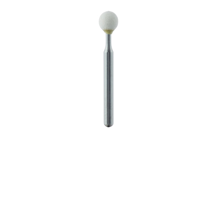 Abrasive, White, Round, Arkansas, 3mm Ø, Extra Fine, FG - 601XF-030-FG-WH - Avtec Dental