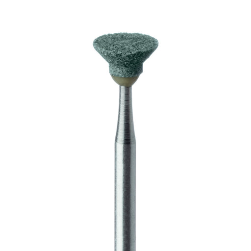 Abrasive, Green, Inverted Cone, 7mm Ø, Medium, HP - 613-070-HP-GRN - Avtec Dental