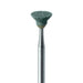 Abrasive, Green, Inverted Cone, 7mm Ø, Medium, HP - 613-070-HP-GRN - Avtec Dental