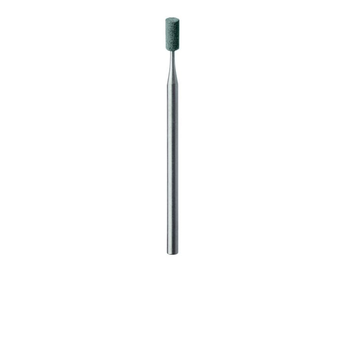 Abrasive, Green, Long Cylinder, 2.5mm Ø, Medium, HP - 638-025-HP-GRN - Avtec Dental