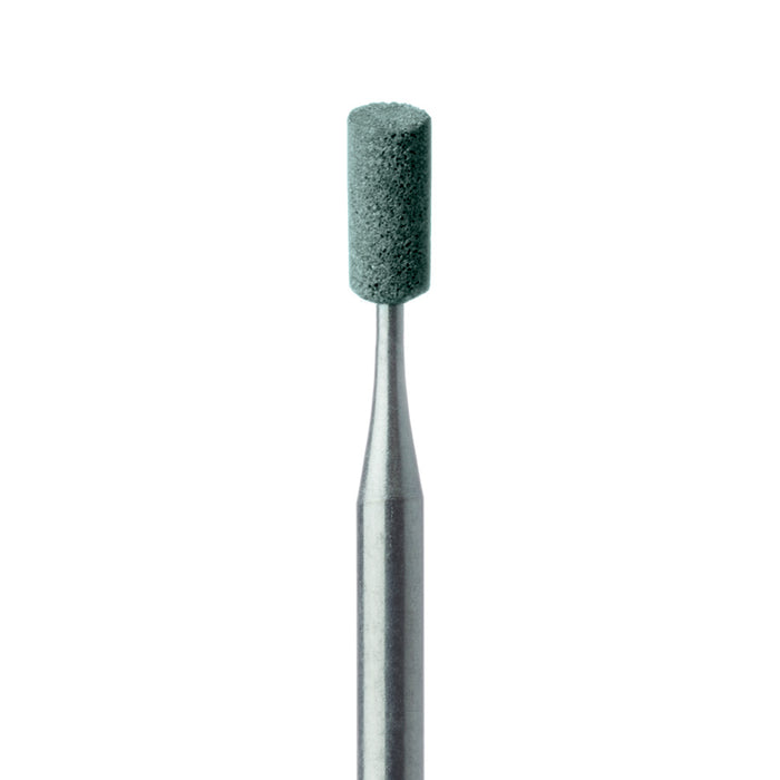Abrasive, Green, Long Cylinder, 2.5mm Ø, Medium, HP - 638-025-HP-GRN - Avtec Dental