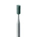 Abrasive, Green, Long Cylinder, 2.5mm Ø, Medium, HP - 638-025-HP-GRN - Avtec Dental