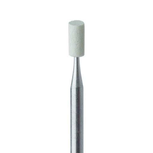 Abrasive, White, Long Cylinder, 2.5mm Ø, Extra Fine, HP - 638XF-025-HP-WH - Avtec Dental
