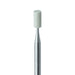 Abrasive, White, Long Cylinder, 2.5mm Ø, Extra Fine, HP - 638XF-025-HP-WH - Avtec Dental