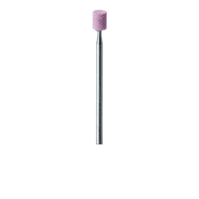 Abrasive, Pink, Short Wide Cylinder, 5mm Ø, Medium, HP - 640-050-HP-P - Avtec Dental