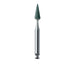 Abrasive, Green, Tapered Point, 2.8mm Ø, Fine, RA - 645F-028-RA-GRN - Avtec Dental