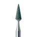 Abrasive, Green, Tapered Point, 2.8mm Ø, Fine, RA - 645F-028-RA-GRN - Avtec Dental