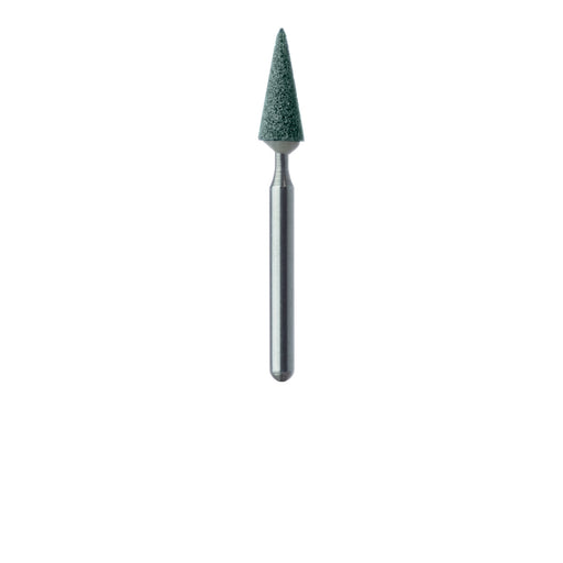 Abrasive, Green, Tapered Point, 2.8mm Ø, Fine, HP - 645F-028-HP-GRN - Avtec Dental