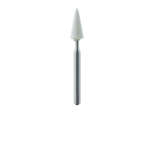 Abrasive, White, Tapered Point, 2.8mm Ø, Extra Fine, FG - 645XF-028-FG-WH - Avtec Dental