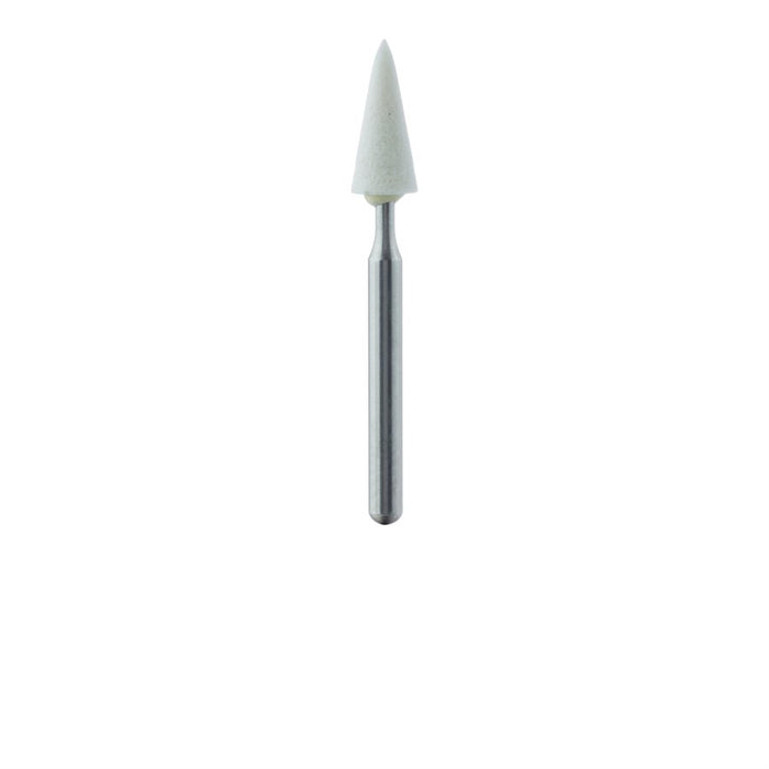 Abrasive, White, Tapered Point, 2.8mm Ø, Extra Fine, FG - 645XF-028-FG-WH - Avtec Dental