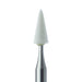 Abrasive, White, Tapered Point, 2.8mm Ø, Extra Fine, RA - 645XF-028-RA-WH - Avtec Dental