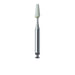 Abrasive, White, Tapered Flat End, 2.5mm Ø, Extra Fine, RA - 649XF-025-RA-WH - Avtec Dental