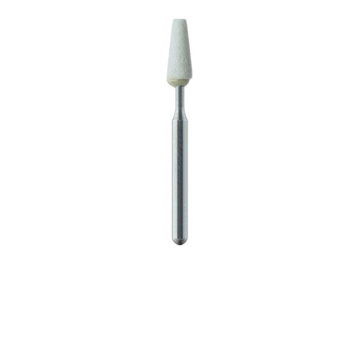 Abrasive, White, Tapered Flat End, 2.5mm Ø, Extra Fine, FG - 649XF-025-FG-WH - Avtec Dental
