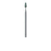 Abrasive, Green, Tapered Flat End, 2.8mm Ø, Medium, HP - 650-028-HP-GRN - Avtec Dental