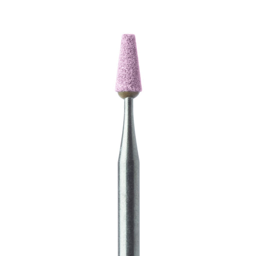 Abrasive, Pink, Tapered Flat End, 2.8mm Ø, Medium, HP - 650-028-HP-P - Avtec Dental