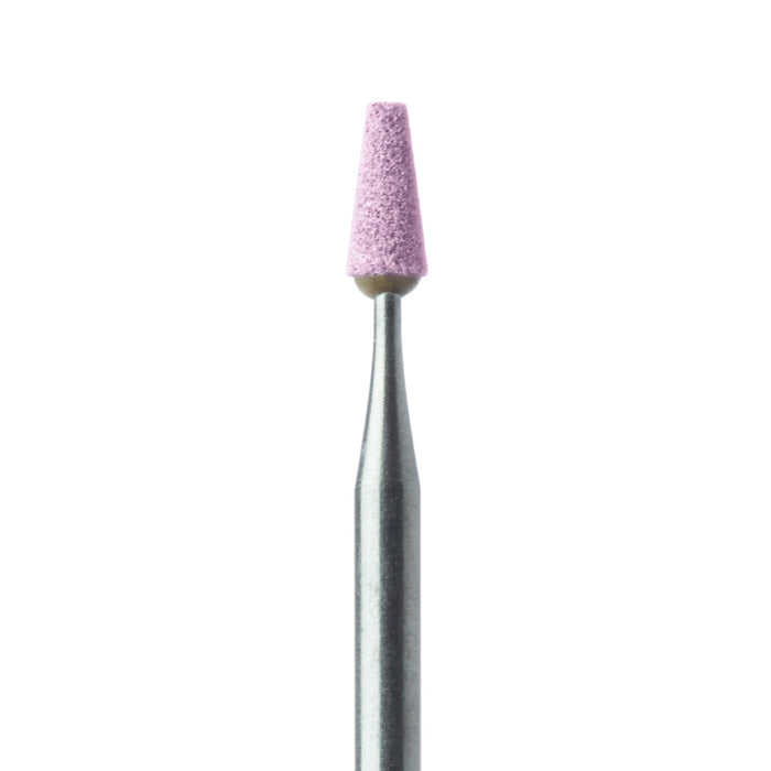 Abrasive, Pink, Tapered Flat End, 2.8mm Ø, Medium, HP - 650-028-HP-P - Avtec Dental
